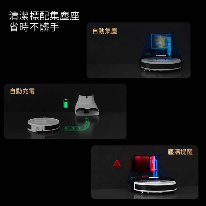 NEABOT - NEABOT Q11 自動集塵堡 掃拖機器人-3.3kg
