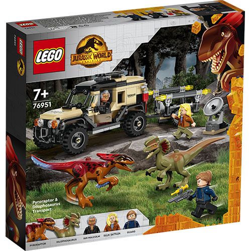 樂高 LEGO - 樂高積木 LEGO《 LT76951 》Jurassic World 侏儸紀世界系列 - Pyroraptor & Dilophosaurus Transport-254pcs