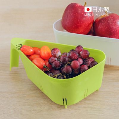 日本 小久保KOKUBO - 日本製水槽廚餘用三角瀝水架-綠