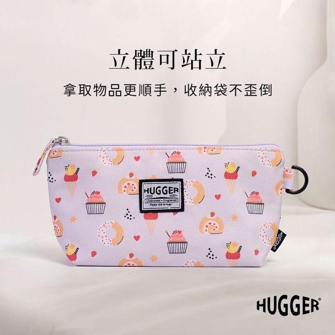 HUGGER - 萬用小物袋M 可愛小貓 (化妝旅行盥洗收納零錢證件文具筆袋)