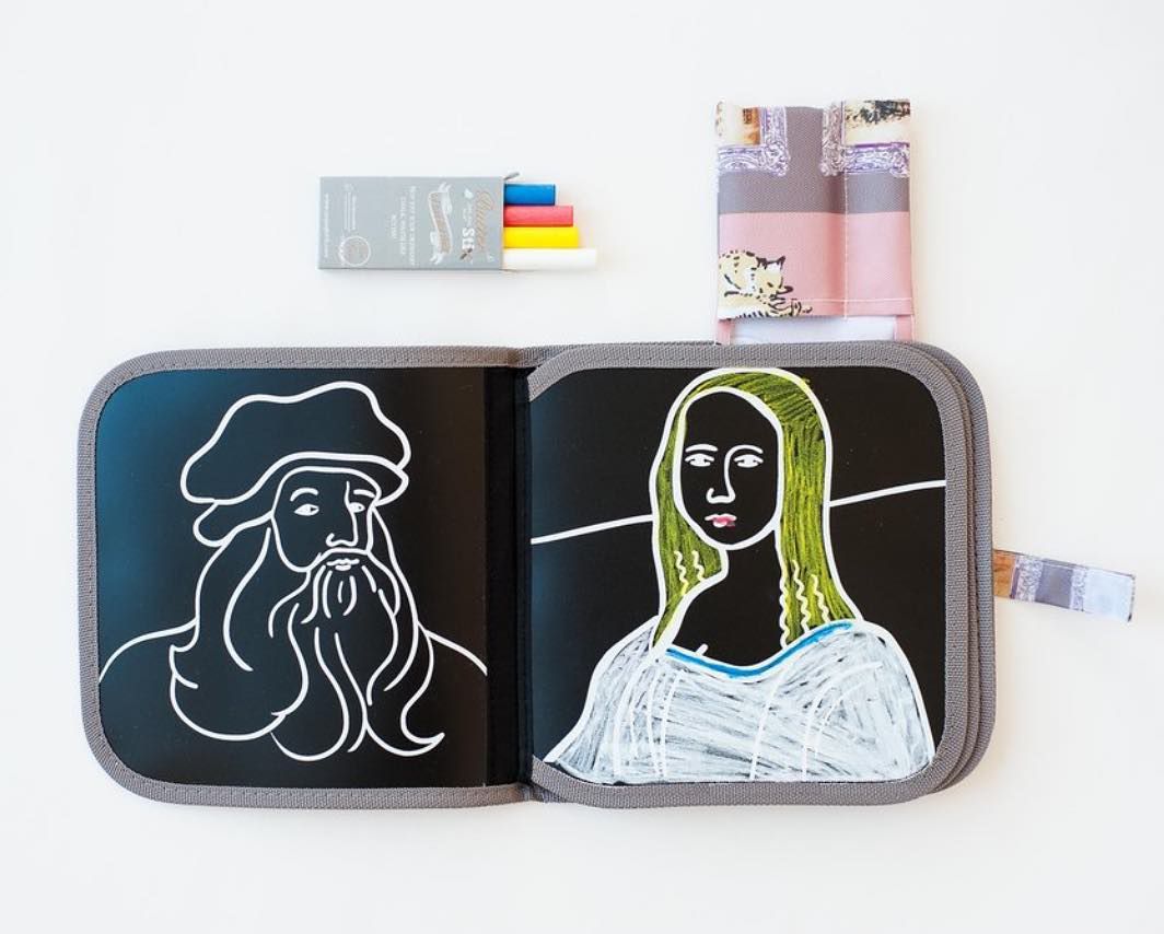 一冊在手畫水彩【Jaq Jaq Bird】水彩粉筆兩用畫冊組