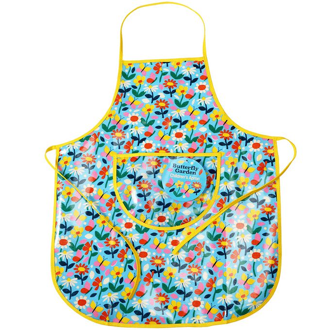 英國 Rex London - 幼兒/兒童料理/烹飪圍裙-蝴蝶花園