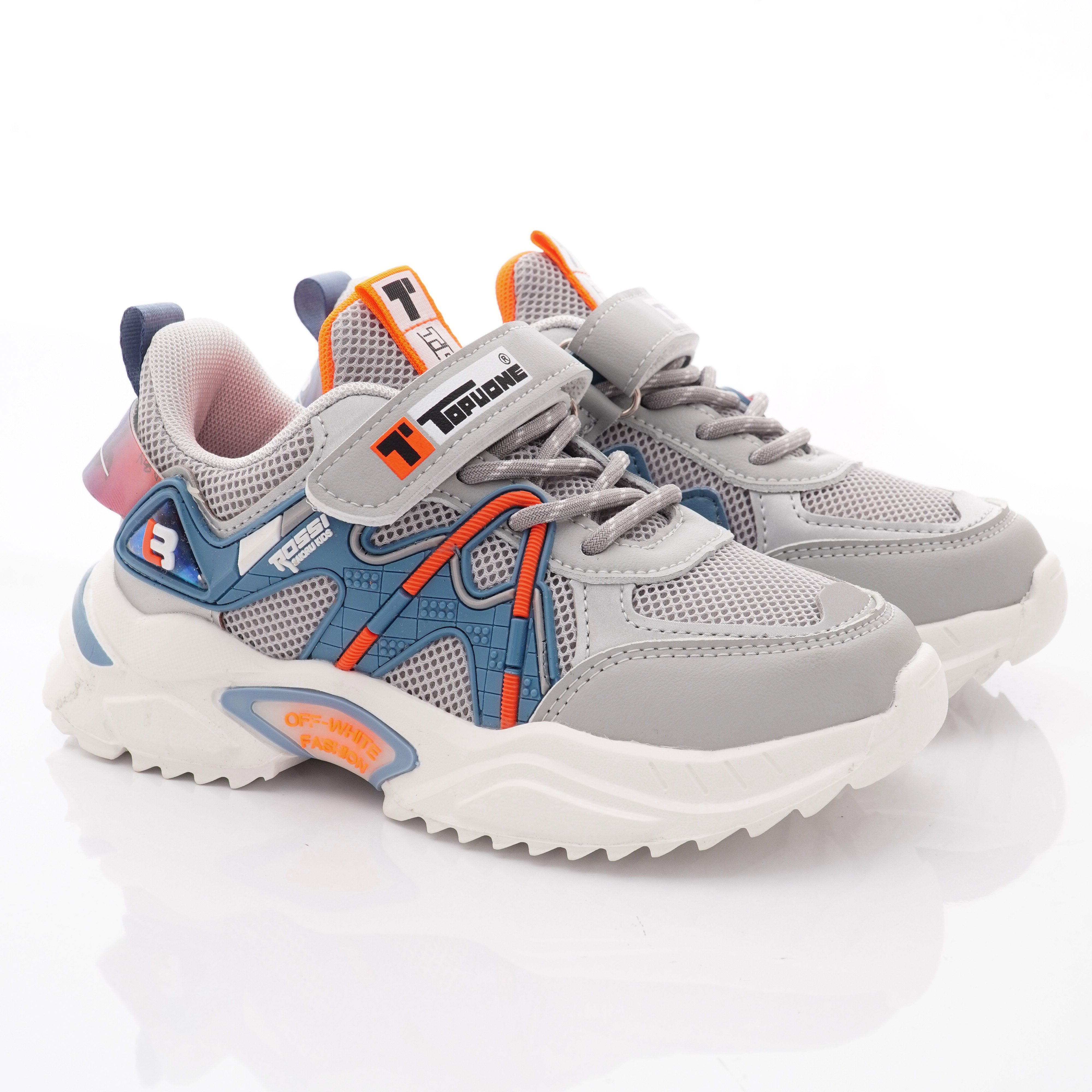 TOPUONE - 韓版機能運動款(大童段)-灰