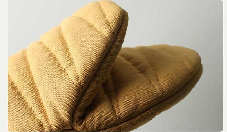 北歐風隔熱手套-墨綠色-單入