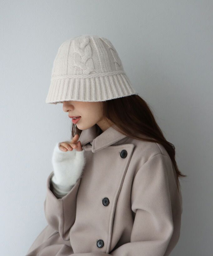 日本 BLUE EAST - 麻編編織鐘形帽-軍綠