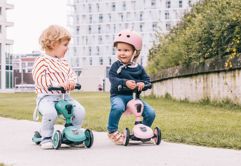 奧地利 Scoot & Ride - Kick1 Cool飛滑步車/滑板車-米色