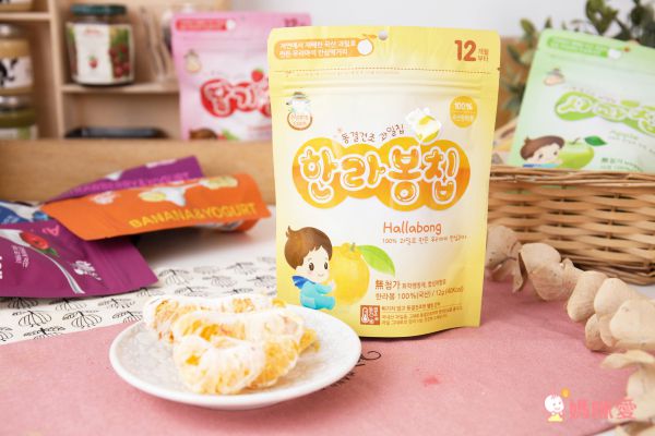 韓爸田園日記 - 寶寶乾水果片-漢拏峰橘 (12個月以上)-1包/12公克