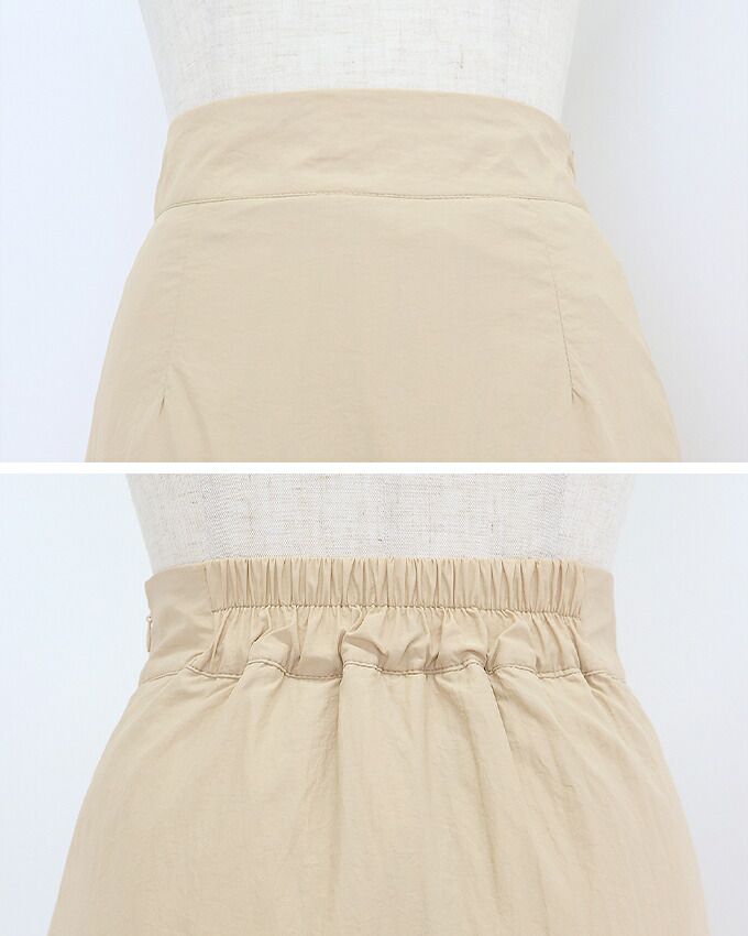 日本 BLUE EAST - 百搭顯瘦長裙-米杏