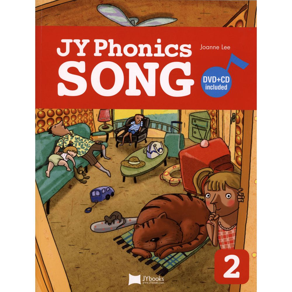 JY PHONICS SONG #2/BK-書+DVD+CD-平裝/彩色