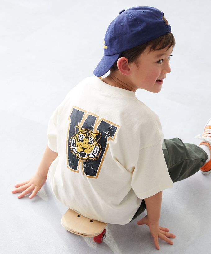 日本 devirock - 純棉定番短袖上衣-鬆餅菜單-粉紅