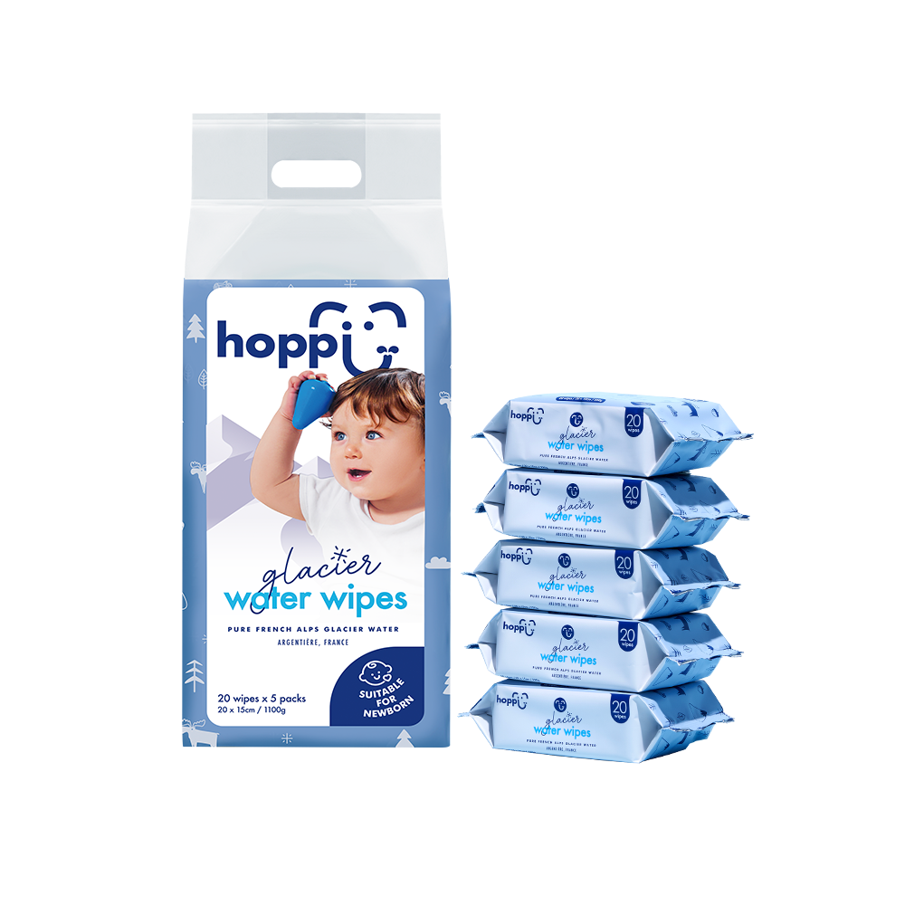 法國阿爾卑斯山冰川水濕紙巾20抽－30入組