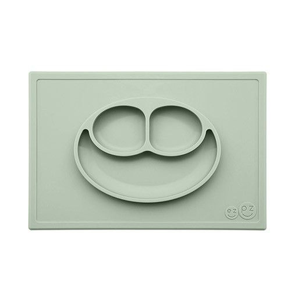 美國 ezpz - 快樂餐盤 Happy Mat-餐盤-抹茶綠 (38cm*25cm*2.54cm)-420ml