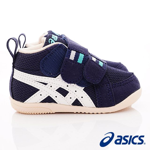 asics 亞瑟士 - SUKUSUKU護踝高支撐學步鞋款(寶寶段)-深藍