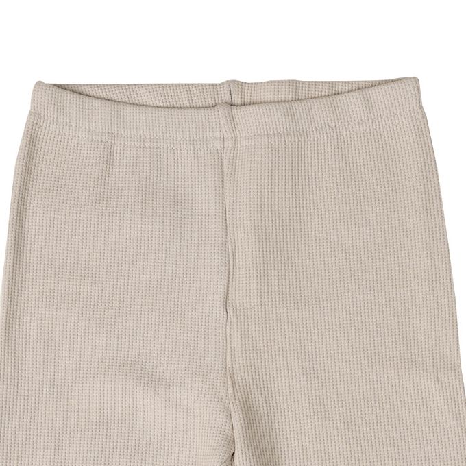 akachan honpo - 10分內搭褲-華夫格-灰色