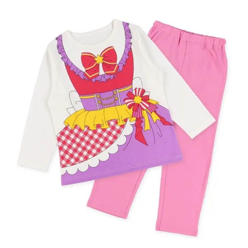 印花長袖家居服/睡衣(四季款)-偶像服