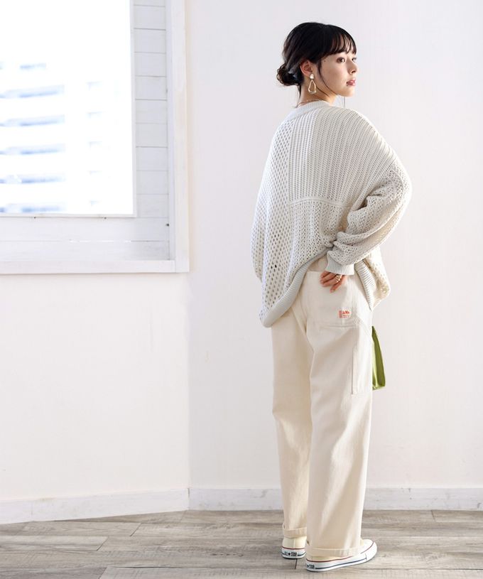 日本 Classical Elf - 超顯瘦厚磅百搭直筒褲-奶油米