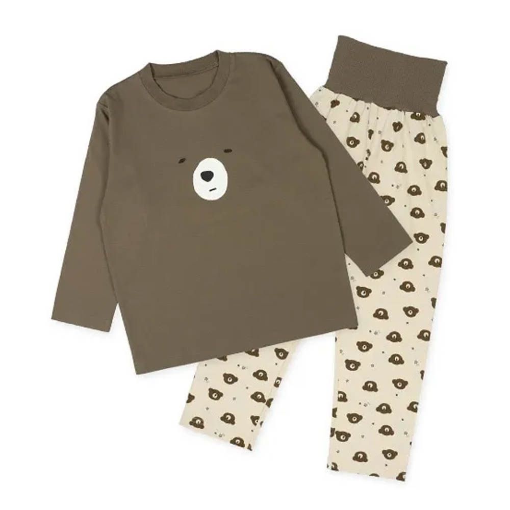 腹卷長袖家居服/睡衣(四季款)-熊熊