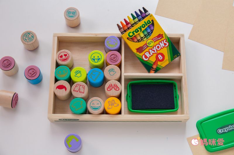 Crayola繪兒樂 - 早教創意啟蒙趣味蓋印組-【獨家送】美國繪兒樂方盒(透明)