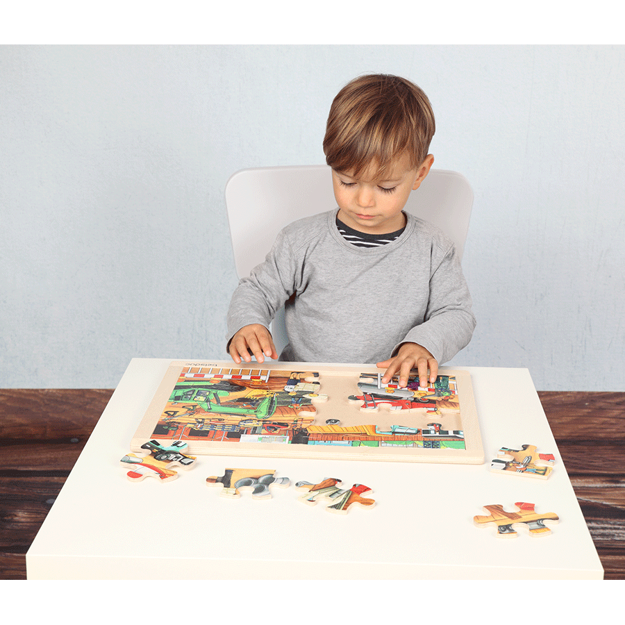 Beleduc - 框架拼圖-建築工地