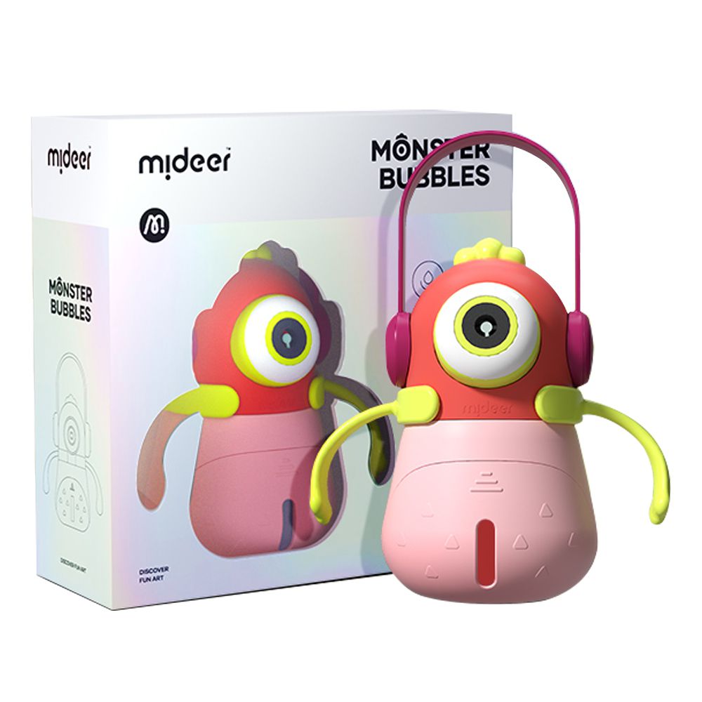 MiDeer - 小怪獸電動泡泡機(粉)