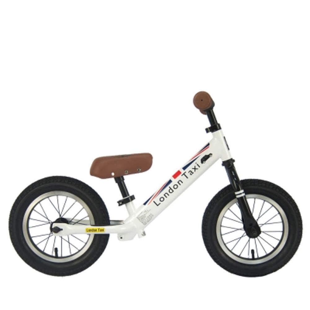 英國 London Taxi KickBike - 專業充氣胎幼兒平衡滑步車-白