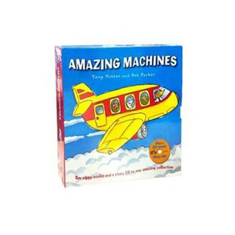 Macmillan - Amazing Machines x 10 Book Slipcase with CD交通工具平裝繪本套書