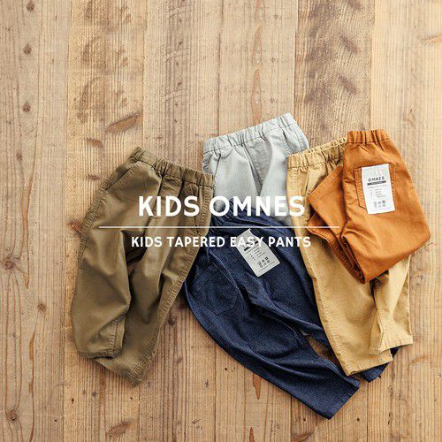 日本 OMNES - 棉質百搭透氣寬鬆長褲-軍綠