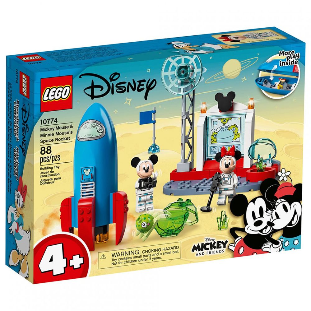 樂高 LEGO - 樂高積木 LEGO《 LT10774》迪士尼系列 - Mickey Mouse & Minnie Mouse’s Space Rocket-88pcs