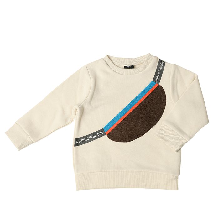 akachan honpo - 長袖休閒上衣-小包包風-白色