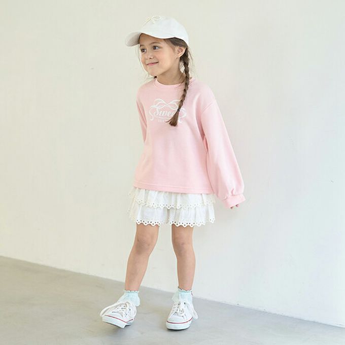 日本 Lycee mine - 百搭印花春季長袖上衣-淺灰