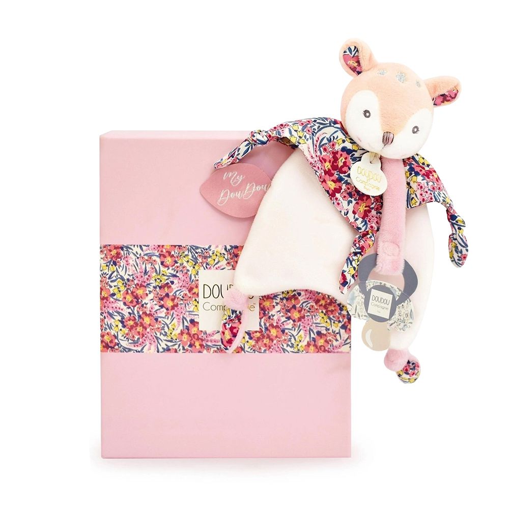 奶嘴安撫巾【盒裝】-花園小鹿