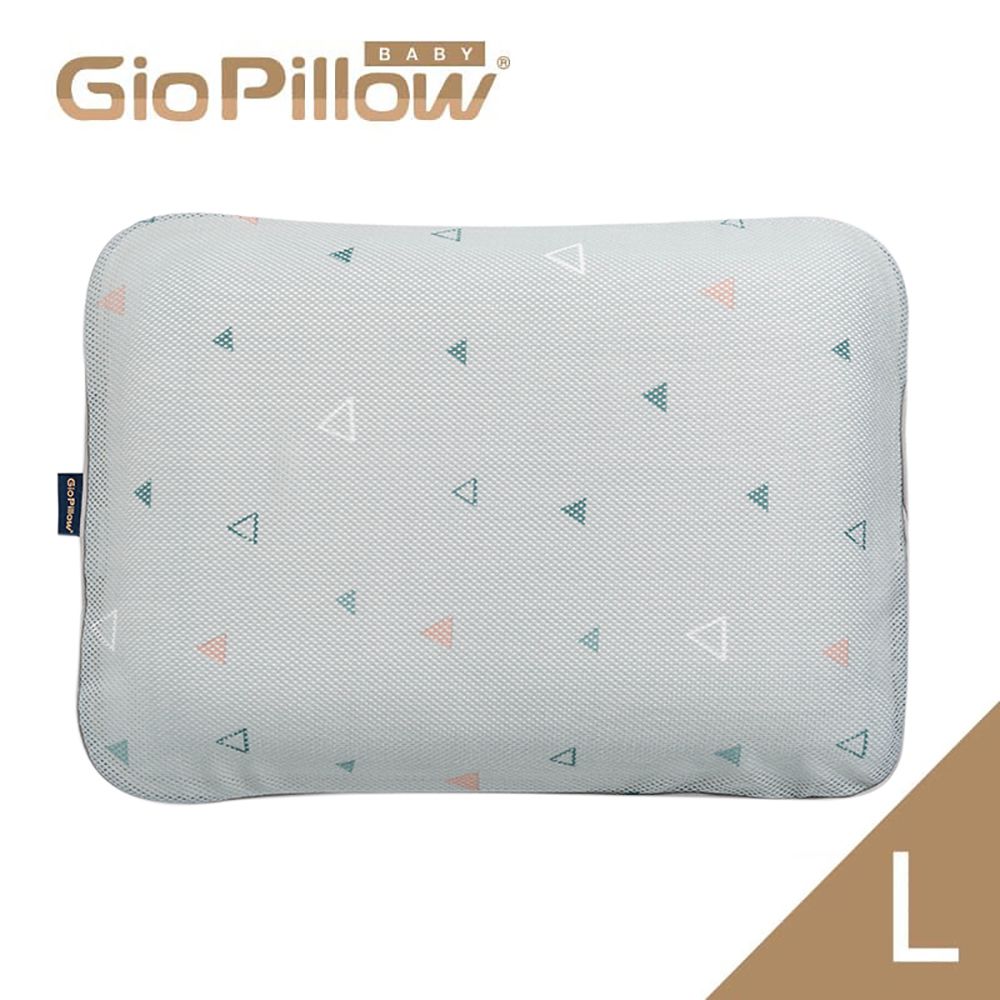 韓國 GIO Pillow - 超透氣防螨兒童枕頭-單枕套組-宇治山丘 (L號)-2歲以上適用