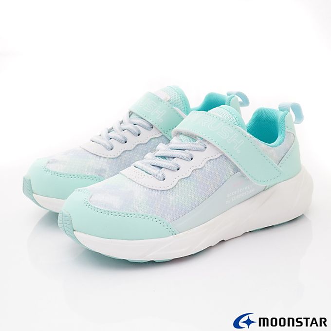 Moonstar日本月星 - 月星 Light foam系列運動機能童鞋款-LV11297綠(中大童段)-機能運動鞋-綠