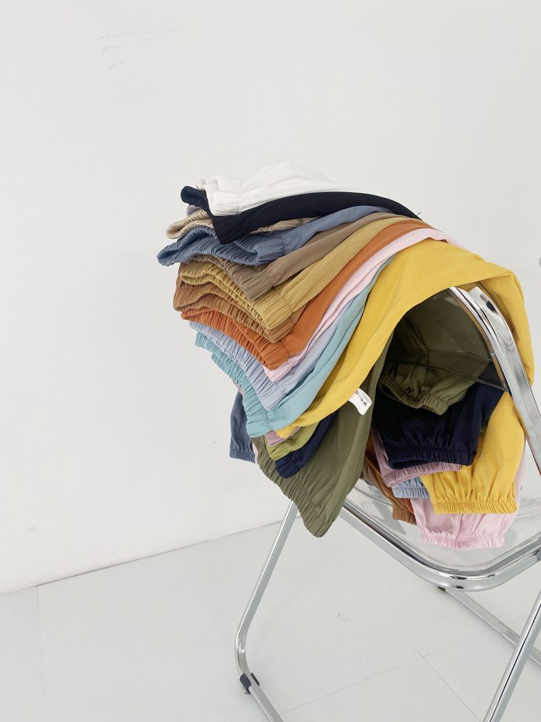 純色冰絲棉質防蚊褲/空調褲-卡其色