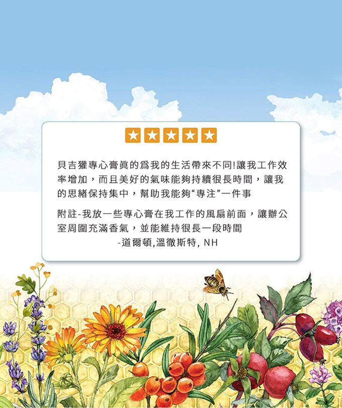 美國 Badger 貝吉獾 - 專心膏