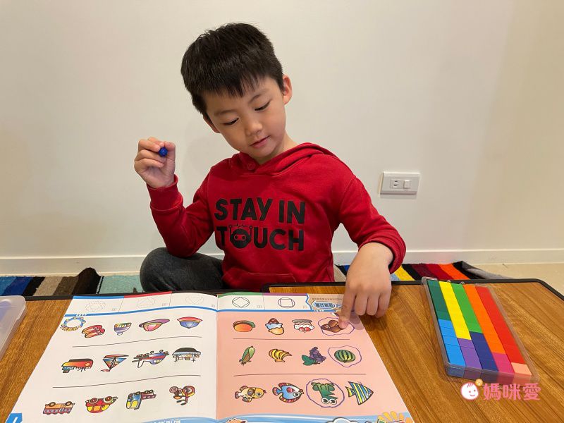 資優數學 - 親子金版1-6冊全系列-6盒教材+教具(透明百格盤)