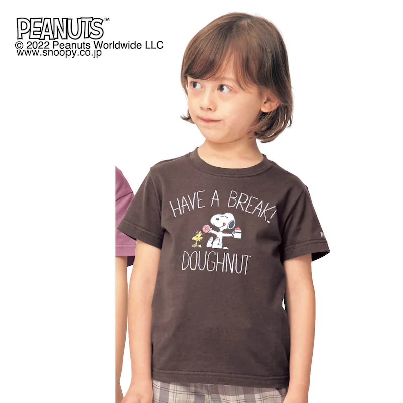 日本千趣會 - 史努比天竺棉短T-釣魚樂-燕麥