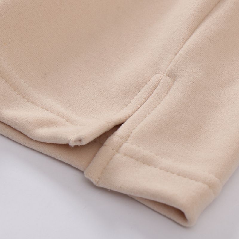 MAMDADKIDS - 加厚保暖長袖家居服套裝-杏+灰