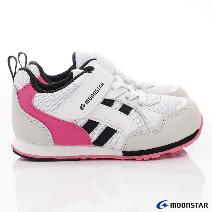 Moonstar日本月星 - 運動鞋系列童鞋-MSCNC2956黑粉(中童段)-機能運動鞋-黑粉