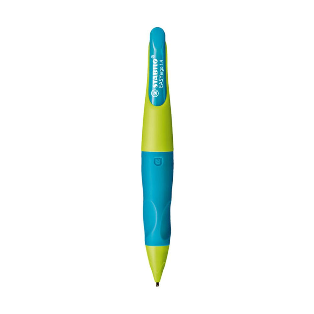 STABILO思筆樂 - 1.4 mm 胖胖鉛 人體工學自動鉛筆 右手 萊姆綠/海水藍
