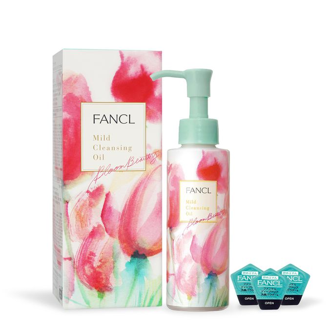 FANCL 芳珂 - 淨化卸妝油(2022春季限定)(120ml)+洗顏粉(3pcs)