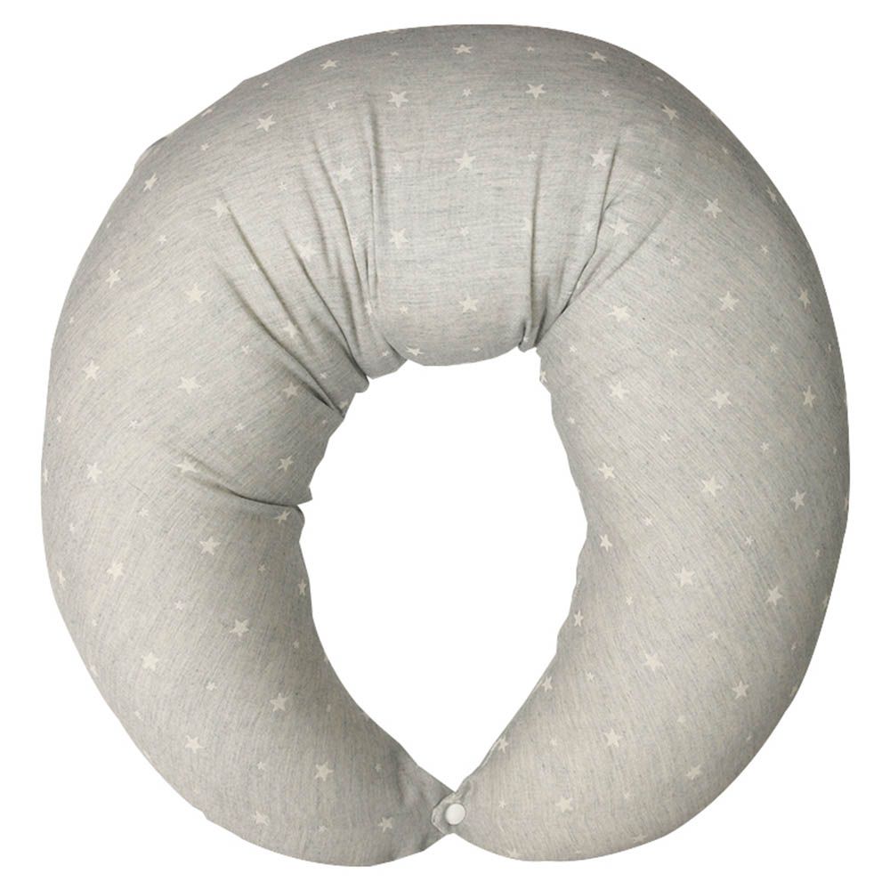 月亮抱枕-有機雙層棉紗-日本製