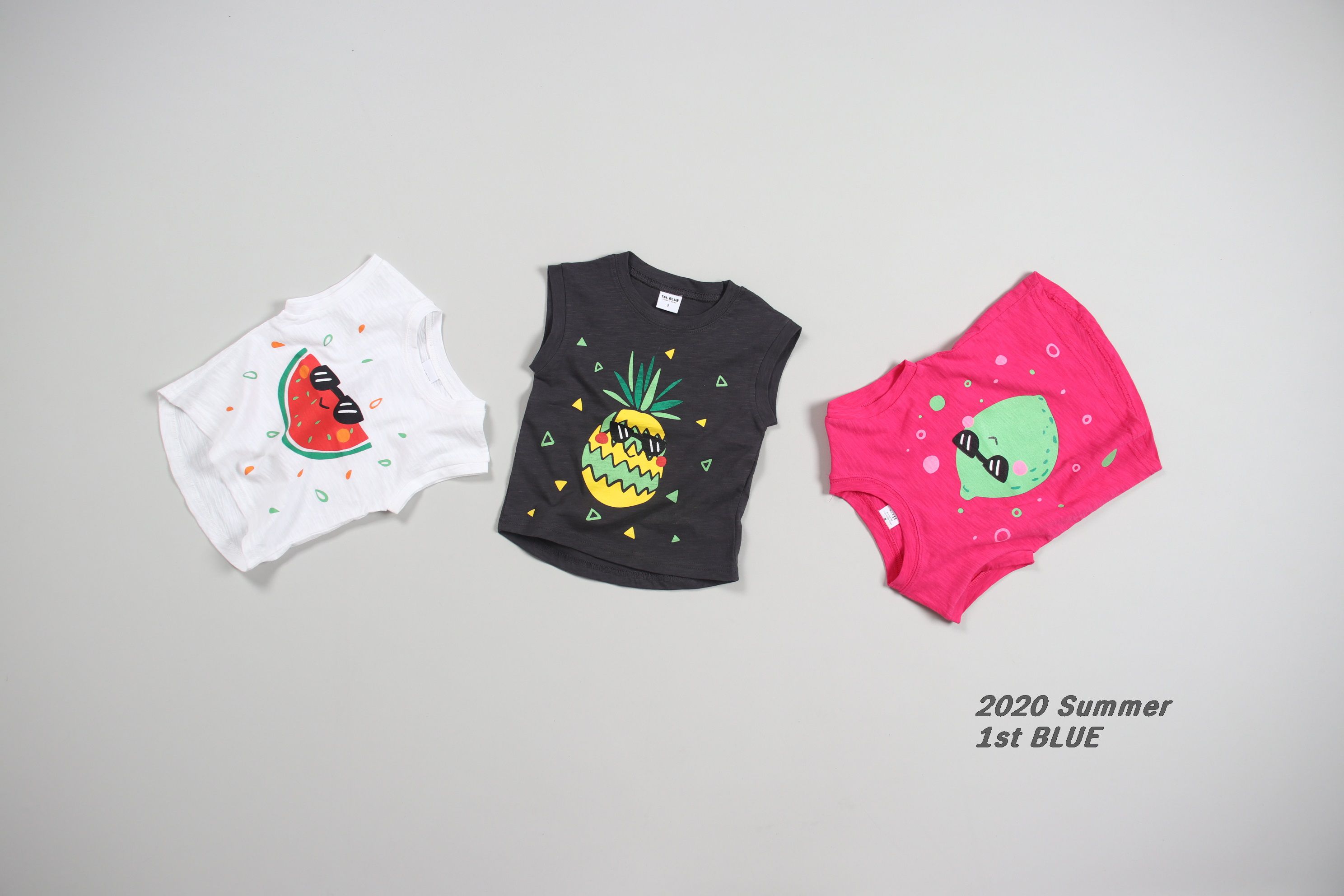 韓國 First Blue - (剩13號)泡泡水果T-西瓜