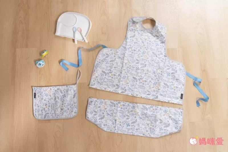 韓國 Babyclo - 多功能防水圍兜/圍裙(無袖)-粉紅大象