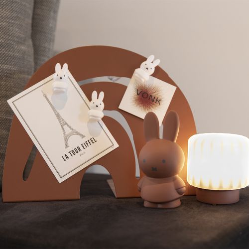 Miffy米菲兔公仔存錢筒(小號)-紅棕色