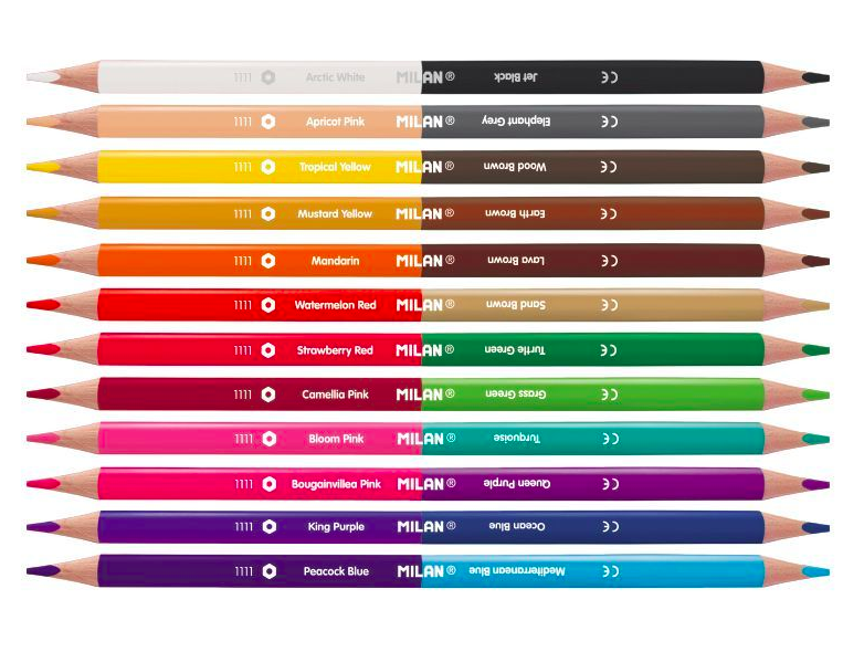 MILAN - 雙頭色鉛筆12入24色