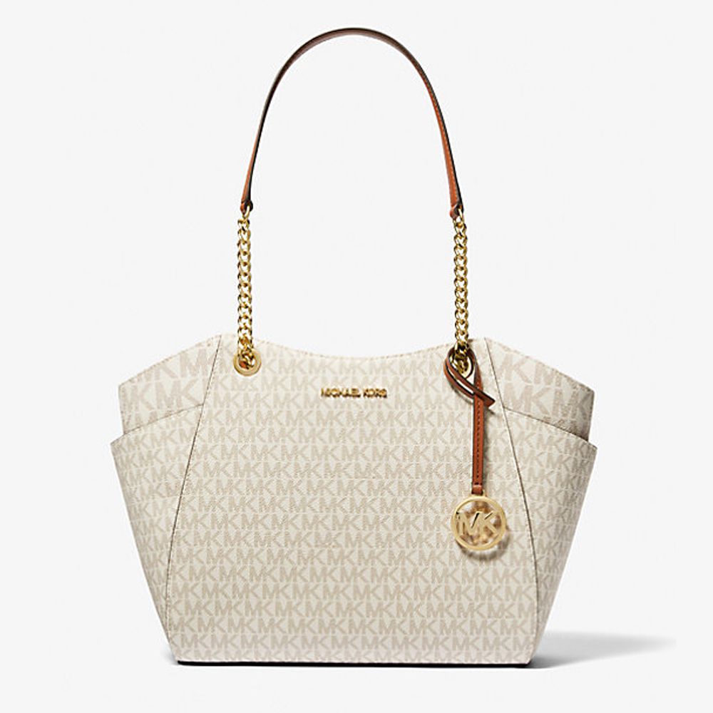 經典款荖花托特包 (香草白)