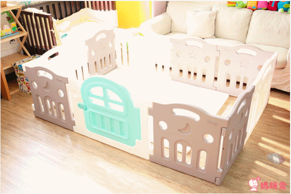 全網最下殺！【韓國製 iFam 】夢幻馬卡龍遊戲圍欄