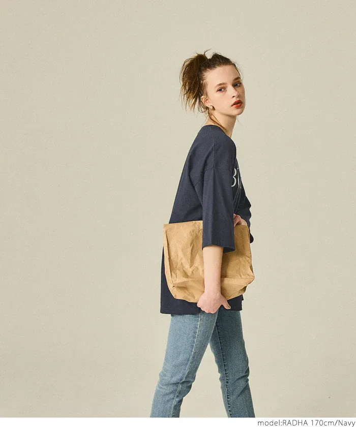 日本 COCA - 美式LOGO 寬版薄長袖上衣-大人-白