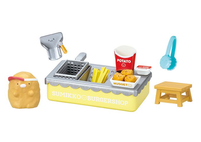 RE-MENT - 角落小夥伴系列 角落生物的漢堡店 整組8種